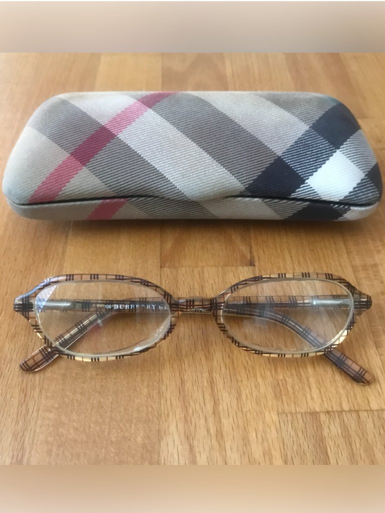 Burberry Eyeglasses B8423 Plaid Nova Check Frames Vintage